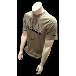 Nike Dri Fit Men's Seattle Seahawks Gray T Shirt